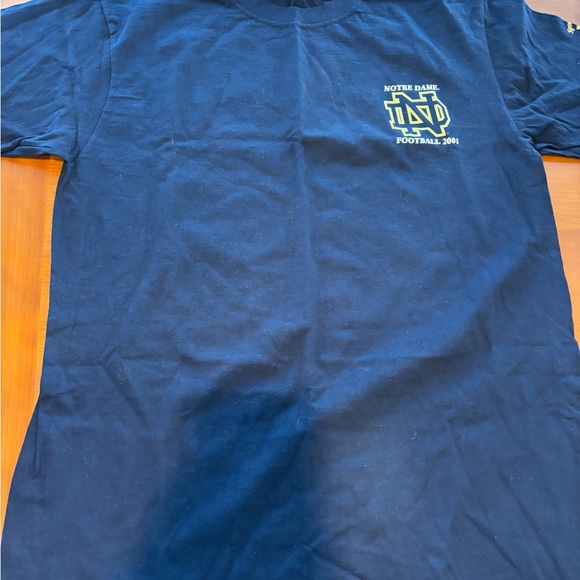 Vtg Notre Dame Fighting Irish Football '01 What Tho The Odds Be Great Small XL - Picture 1 of 6